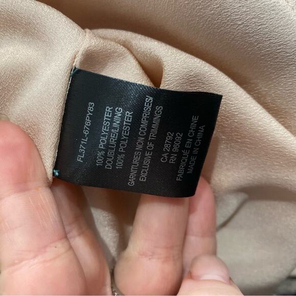 Forest Lily Knot Waist High Low Hem Dress Size 4 Floral Ruffle Summer Wedding - Picture 8 of 16